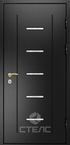 Металлическая входная дверь 372-340 с порошковым покрытием + МДФ-ПВХ 3-К с шумоизоляцией + Молдинг фото