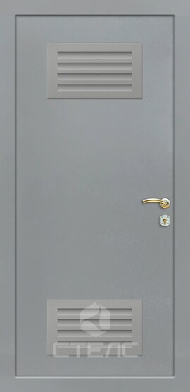 Дверь для технических помещений грунтованная конструкция 2-К | Заказать с установкой и доставкой в Москве 391-044 фото