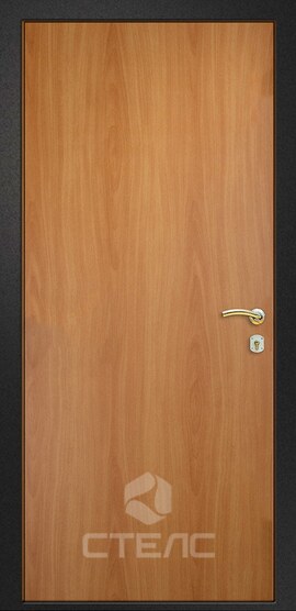 Входная дверь входная декорированная винилискожей + ламинат 2-К утеплённая | Артикул 379-238 фото