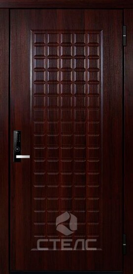Дверь входная  Сенатор ПЛ- 852-485 с панелью МДФ-ПВХ + ламинат 2-К утеплённая фото
