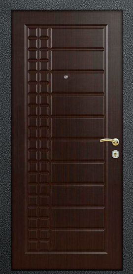 Двери Дверь с порошковым напылением антик с 2-х сторон двух-контурная + Молдинг фото