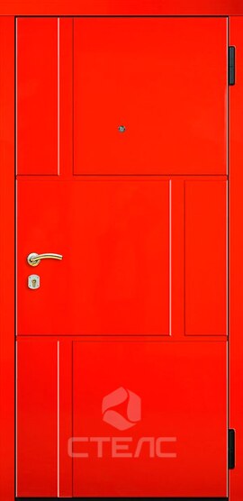 Железная входная дверь Red Rex ПЗ- 757-334 с пленкой МДФ-ПВХ с 2-х сторон 2-К утеплённая + Зеркало (большое) фото