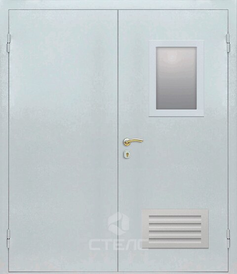 Дверь входная равнопольная крашенная в нитро техническая — Артикул 248-049 фото