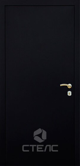 Металлическая для технических помещений дверь 114-430 с порошковым напылением с двух сторон конструкция 2-К фото
