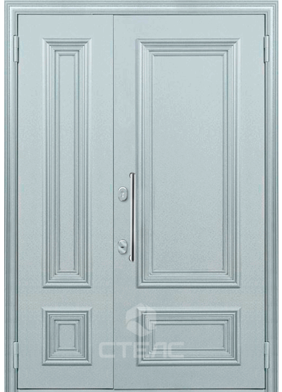 Входная металлическая дверь ММП- 932-061  полуторная 2-К утеплённая фото