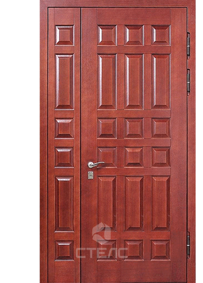 Входная металлическая дверь в квартиру  широкая с МДФ панелью 3-К с шумоизоляцией фото