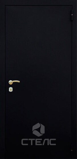 Металлическая для технических помещений дверь 114-430 с порошковым напылением с двух сторон конструкция 2-К фото