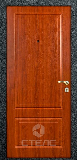 Металлическая входная дверь 646-189 порошок + ПВХ 2-К с терморазрывом фото