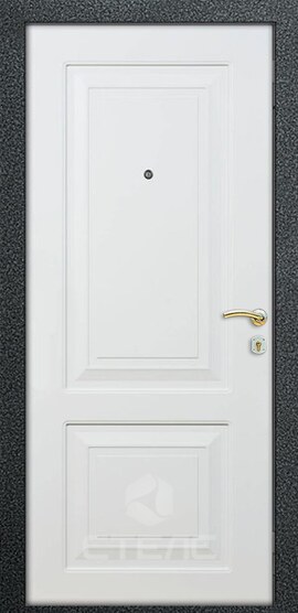 Металлическая входная дверь 947-780 с порошковым напылением + фрезерованный МДФ 2-К с терморазрывом + Выдавливание + Молдинг фото