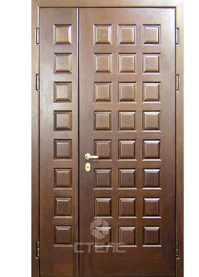 Дверь входная ММП- 049-247 с панелями МДФ с 2х сторон 2-К утеплённая фото