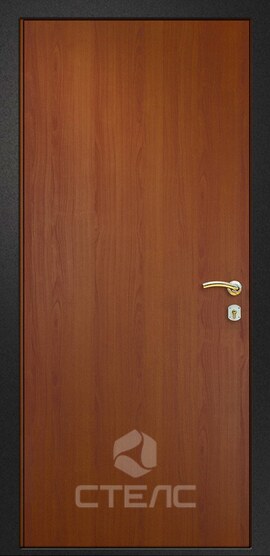Входная дверь с покрытием кожзаменителеь + ламинат 2-К утеплённая | Артикул 958-084 фото