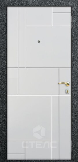 Металлическая квартирная дверь 526-956 порошок с панелью МДФ-ПВХ 2-К утеплённая фото