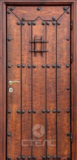 Дверь входная  из массива сосны   | Артикул 561-362 фото