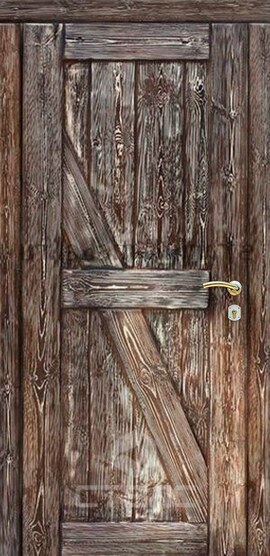 Дверь входная  из массива сосны 2-К утеплённая | Артикул 359-926 фото