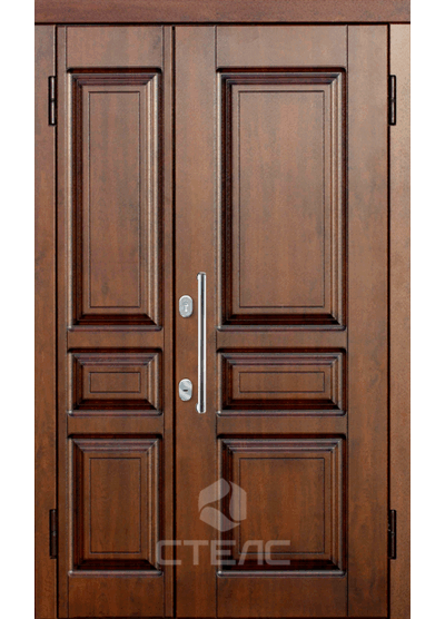 Дверь входная ММП- 529-005 МДФ шпон с боковой вставкой 2-К утеплённая фото
