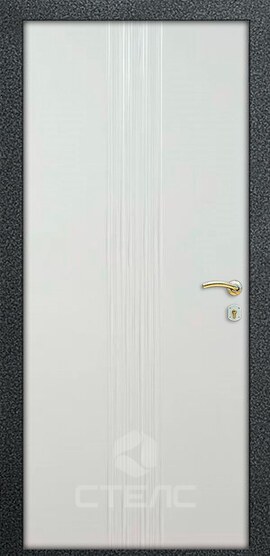 Стальная входная дверь Conex Статус Венге/White МД- 679-930 МДФ 2-К утеплённая + Зеркальная вставка фото