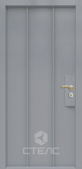 Входная дверь однолистовая нитроэмаль 1-К тонкая | Артикул 576-163 фото