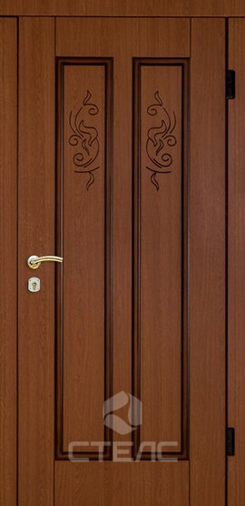 Дверь входная Дива Дуб Рустикальный в квартиру  с МДФ-ПВХ покрытием 3-К с шумоизоляцией фото