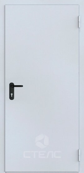 Входная металлическая  дверь  однопольная665-511 с порошковым напылением EI-60 фото
