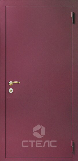 Металлическая входная дверь 261-761 порошковая с ламинированной панелью 2-К утеплённая фото