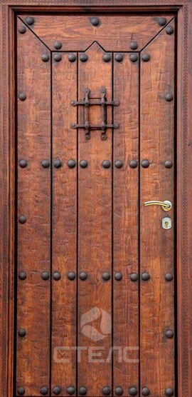 Дверь входная  из массива сосны   | Артикул 561-362 фото