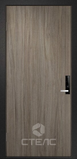 Металлическая входная  дверь Шервуд Дуб Миндальный ПЛ- 969-413 с МДФ-ПВХ + ламинат 2-К утеплённая фото