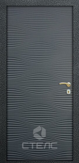 Металлическая входная дверь Саган Grey ПХ- 455-306 с пленкой МДФ-ПВХ с 2-х сторон 2-К утеплённая фото