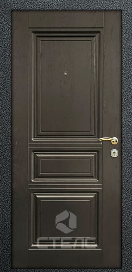Дверь входная Троя Венге Double ПХ- 499-008 с панелью из МДФ-ПВХ 2-К утеплённая фото