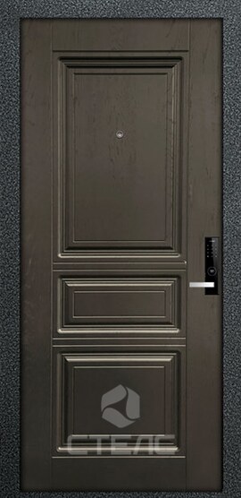 Металлическая входная дверь 446-116 с полимерным покрасом + ПВХ панель 2-К утеплённая фото