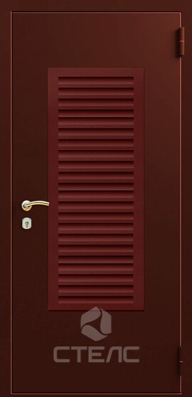 Дверь для технических помещений с нитропокрасом конструкция 2-К | Заказать с установкой и доставкой в Москве 370-950 фото