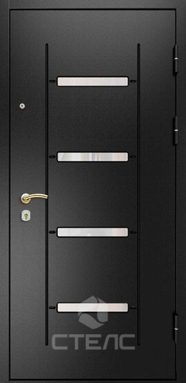 Металлическая входная дверь 701-126 с полимерной отделкой с 2-х сторон 3-К с шумоизоляцией + Молдинг (8 шт.) фото